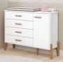 Imagem de Conjunto Quarto Infantil Iris 100% MDF- Com Berço Mini Cama e Gaveteiro Sistema Antitombamento - Moveis Estrela