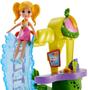 Imagem de Conjunto Quiosque Parque Dos Abacaxis Da Polly Pocket Com Boneca Loira Tobogã Acessórios - Mattel