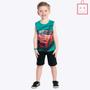 Imagem de Conjunto Regata e Bermuda Moletom Infantil Masculino Kyly 1000379