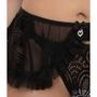 Imagem de Conjunto Rendado Preto Sepie 14318 com Saia