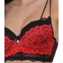 Imagem de Conjunto Rendado Preto/Vermelho Sepie 14308 Cropped