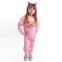 Imagem de Conjunto Rosa De Plush Para Bebê Infantis Juvenil Menina Frio Inverno