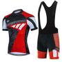 Imagem de Conjunto Roupa de Ciclismo Bretelle + Camisa com Zíper Full 3 Bolsos