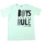Imagem de Conjunto Roupa Infantil Menino Camiseta Estampa Summer Boys + Bermuda Surf Praia Leve Kookabu
