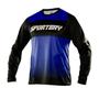 Imagem de Conjunto Roupa Motocross Trilha Enduro Calça Insane In Black E Camisa Sportbay Oficial 01 Azul