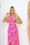 Imagem de CONJUNTO Saia Envelope Midi Longa Transpassada + Cropped Modinha ZEBRA ROSA