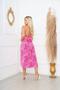 Imagem de CONJUNTO Saia Envelope Midi Longa Transpassada + Cropped Modinha ZEBRA ROSA