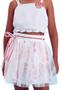 Imagem de Conjunto Saia Top Concha Infantil Petit Cherie