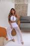 Imagem de Conjunto Saida de praia cropped e calça