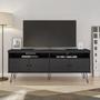 Imagem de Conjunto Sala de Estar Rack para Tv até 60 Pol com Mesa de Centro Retangular e Bar com Espelho Drink