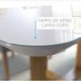 Imagem de Conjunto Sala de Jantar 6 Lugares em Madeira Maciça Mesa Slim e Cadeiras em Linho Rústico Cinza Grafite Móveis Mix