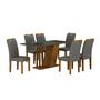 Imagem de Conjunto Sala de Jantar com 6 Cadeiras Miami Yescasa