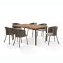 Imagem de Conjunto Sala de Jantar com Mesa com 6 Cadeiras Santiago