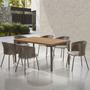 Imagem de Conjunto Sala de Jantar com Mesa com 6 Cadeiras Santiago