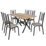 Imagem de Conjunto Sala de Jantar com Mesa e 6 Cadeiras Bela Ciplafe