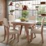 Imagem de Conjunto sala de jantar dubai 1,10 com 4 cadeiras amend 74b