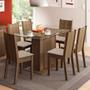 Imagem de Conjunto Sala de Jantar Gales Madesa Mesa com 6 Cadeiras