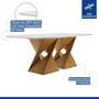 Imagem de Conjunto Sala De Jantar Genova Tampo Vidro/MDF com 6 Cadeiras Luísa Smart Plus