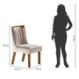 Imagem de Conjunto Sala de Jantar Lottus Mesa Tampo em MDF e Vidro com 4 Cadeiras ShopKasa