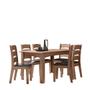 Imagem de Conjunto sala de jantar mali 1,56 com 6 cadeiras amend 11c