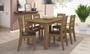 Imagem de CONJUNTO SALA DE JANTAR MALI 1,56 COM 6 CADEIRAS Cedro 61C