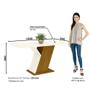 Imagem de Conjunto Sala de Jantar Mesa 160 Cm Tampo MDF 6 Cadeiras Zuri Casa 812
