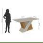 Imagem de Conjunto Sala de Jantar Mesa 170x90cm Tampo MDF com 6 Cadeiras Vênus