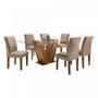 Imagem de Conjunto Sala de Jantar Mesa 6 Cadeiras Classic 160cm Cel Móveis