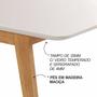 Imagem de Conjunto Sala de Jantar Mesa Elegance Candian com 6 Cadeiras Bless