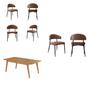 Imagem de Conjunto Sala de Jantar Mesa Elegance com 6 Cadeiras Bless