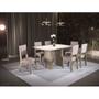 Imagem de Conjunto Sala de Jantar Mesa Iris 1360 com 6 Cadeiras Iris