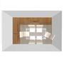 Imagem de Conjunto Sala de Jantar Mesa Iza New Tampo MDF/Vidro 6 Cadeiras Natani New