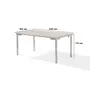 Conjunto Sala de Jantar Mesa Iza New Tampo MDF/Vidro 6 Cadeiras Natani New Yescasa Imagem de Conjunto Sala de Jantar Mesa Iza New Tampo MDF/Vidro 6 Cadeiras Natani New Yescasa