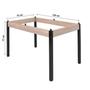 Imagem de Conjunto Sala de Jantar Mesa Jade 120x75cm Tampo Vidro com 4 Cadeiras
