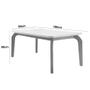 Imagem de Conjunto Sala de Jantar Mesa Liz 180 cm com Vidro e 6 Cadeiras Liz