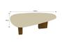 Imagem de Conjunto Sala de Jantar Mesa Orgânica Com Vidro 180cm com 6 Cadeiras Pé MDF Isis
