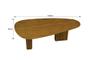 Imagem de Conjunto Sala de Jantar Mesa Orgânica Sem Vidro 180cm com 6 Cadeiras Pé MDF Isis