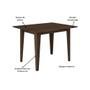 Imagem de Conjunto Sala de Jantar Mesa Retangular 120cm Kate sem Vidro com 4 Cadeiras Jade Amêndoa/Cappuccino - Poliman