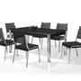 Imagem de Conjunto Sala de Jantar Mesa Retangular com 6 Cadeiras Natani