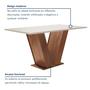 Conjunto Sala de Jantar Mesa Tampo de Vidro 6 Cadeiras Espanha Yescasa Imagem de Conjunto Sala de Jantar Mesa Tampo de Vidro 6 Cadeiras Espanha Yescasa