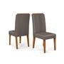 Imagem de Conjunto Sala de Jantar Mesa Tampo MDF 1,70 com 6 Cadeiras Kiara