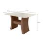Imagem de Conjunto sala de jantar polonia 1,35 com 6 cadeiras amen 03a