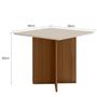 Imagem de Conjunto Sala de Jantar Quadrada Mesa Helo 90cm e 04 Cadeiras Josi Poliman Móveis