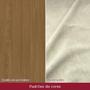 Imagem de Conjunto Sala De Jantar Tampo Mdf Com Vidro Canto Arredondado 160 Cm 06 Cadeiras Lupita Casa 812 Nature Com Off White E Linho
