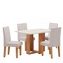 Imagem de Conjunto Sala de Jantar Vanessa 4 Cadeiras Venus Viero
