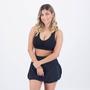 Imagem de Conjunto Selene Top Sem Costura + Shorts Saia Preto