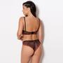 Imagem de Conjunto sem bojo com renda bicolor - Conjunto Claudia