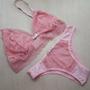 Imagem de Conjunto sem bojo com renda conforto - Conjunto Bibi