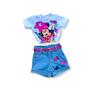 Imagem de Conjunto short jeans menina Minnie moda Blogueirinha infantil