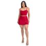 Imagem de Conjunto Short Saia feminino Alfaiataria com bojo em 3 cores